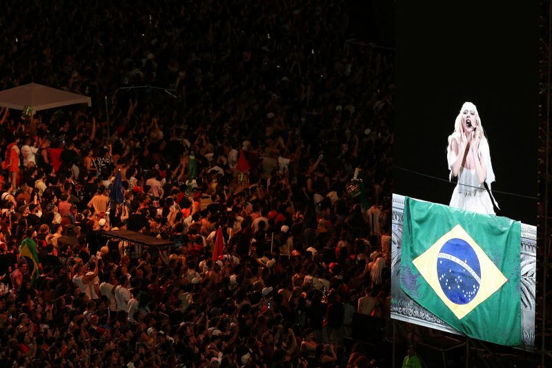 Brazilian police arrest 2 people over alleged plot targeting Lady Gaga concert in Rio
