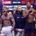 Jake Paul vs. Anthony Joshua weigh-in live highlights