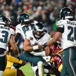 Three ejected after brawl in Commanders vs. Eagles game