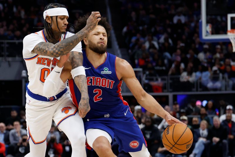 Pistons rout Knicks in matchup of top teams in East: Highlights